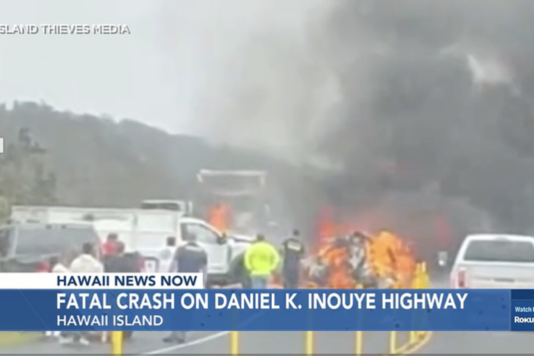 fatal crash on Daniel K. Inouye Highway