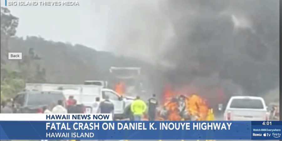 fatal crash on Daniel K. Inouye Highway
